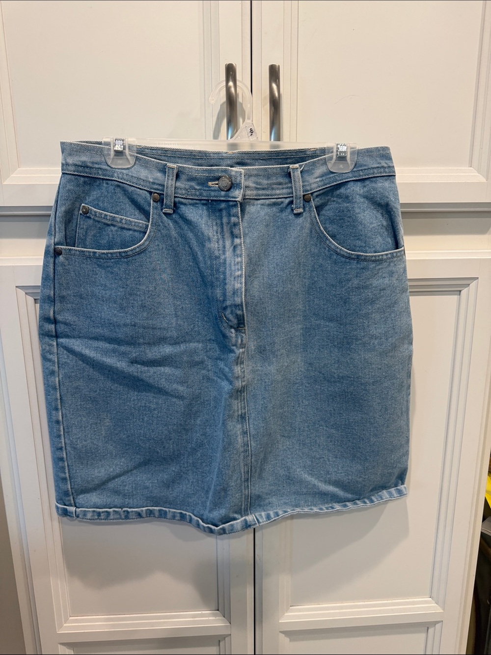 Vintage Light Blue Denim Skirt